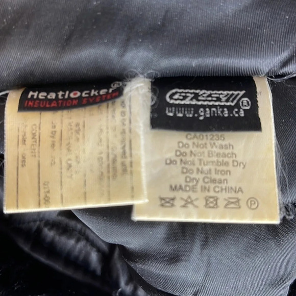 GANKA GKSII Black Grey Plaid Wool Faux Fur Heatlocker Trapper Hat Granola - Picture 6 of 9